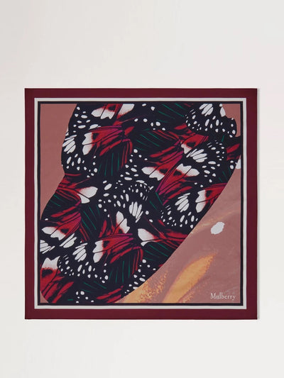 Mulberry Butterfly Wings square scarf at Collagerie