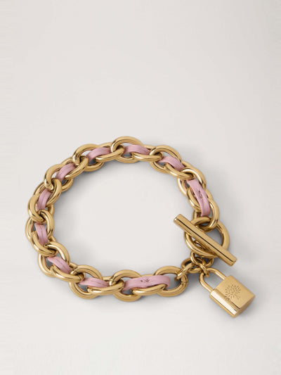 Mulberry Lily leather chain bracelet at Collagerie