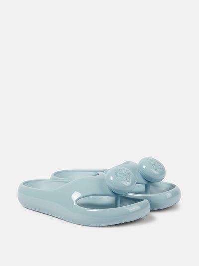 Loewe Paula's Ibiza Foam Pebble thong sandals at Collagerie