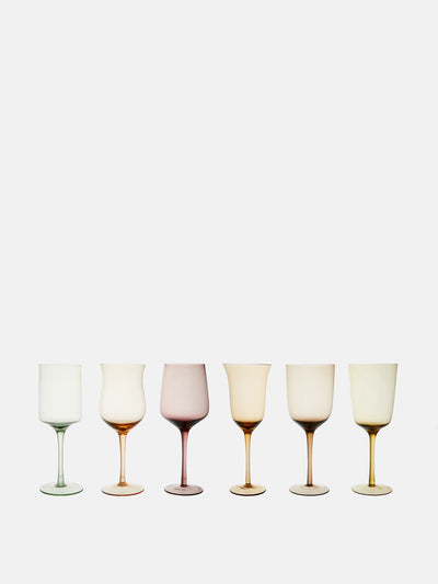 Bitossi Wine glasses (set of 6) at Collagerie