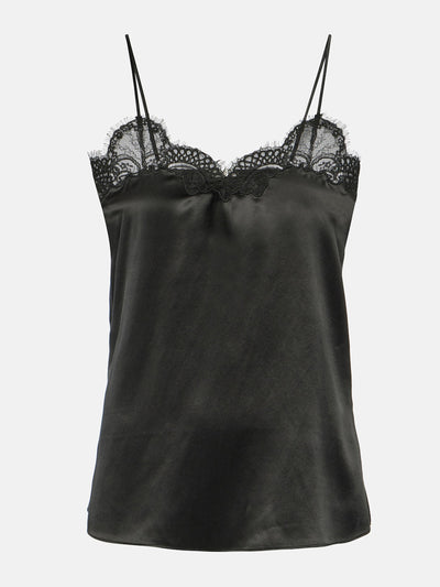 Co Lace-trimmed silk satin camisole at Collagerie