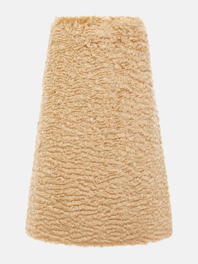 Jil Sander Mohair and cotton skirt at Collagerie