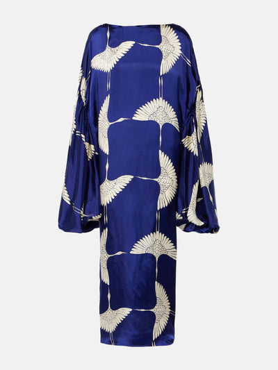 Khaite Zelma printed maxi dress at Collagerie