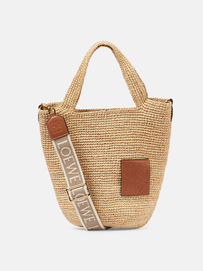 Loewe Paula'S Ibiza Slit Mini raffia tote at Collagerie