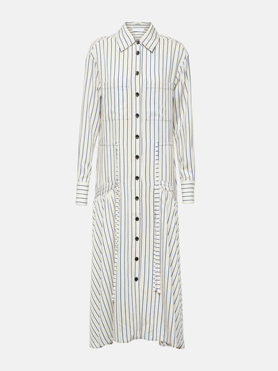 Proenza Schouler White Label Bonie striped shirt dress at Collagerie
