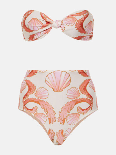 Adriana Degreas Seashell high-rise bikini at Collagerie