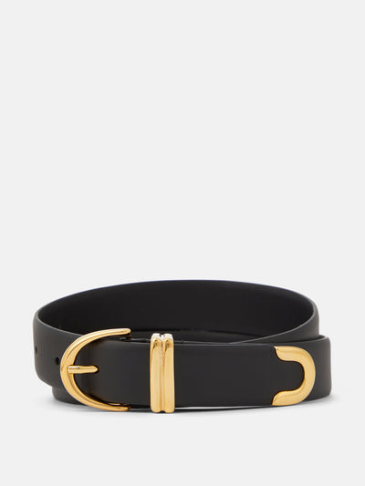 Khaite Bambi leather belt at Collagerie