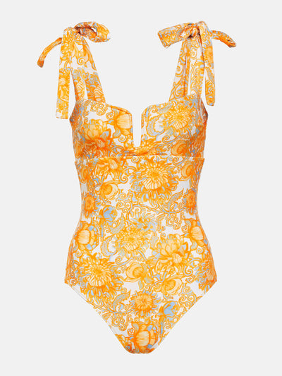 La DoubleJ Barbarella floral swimsuit at Collagerie