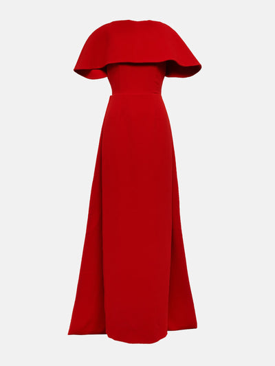 Emilia Wickstead Liza cape gown at Collagerie