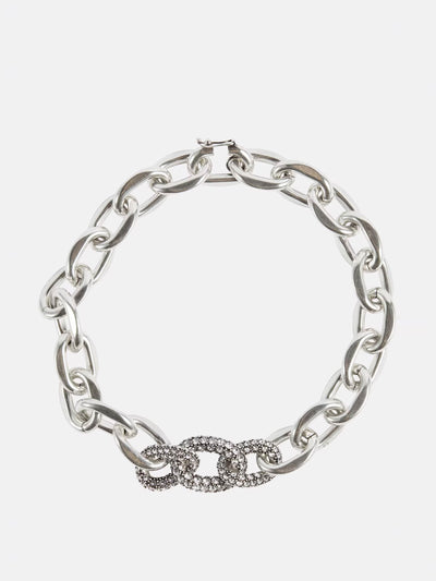 Isabel Marant Crystal-embellished necklace at Collagerie