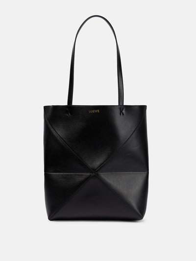 Loewe Puzzle Fold Medium leather tote bag at Collagerie