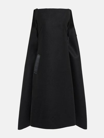 Maison Margiela Wool cape dress at Collagerie