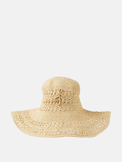 Ruslan Baginskiy Monogram straw sun hat at Collagerie