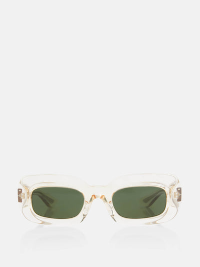 Khaite X Oliver Peoples 1966C rectangular sunglasses at Collagerie