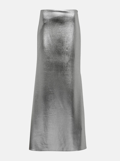 Rotate Birger Christensen Ruched jersey maxi skirt at Collagerie