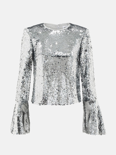 Self-Portrait Sequined top at Collagerie