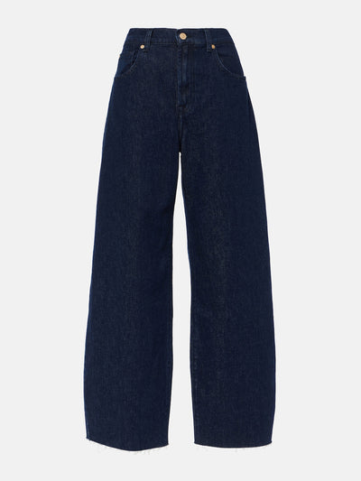 7 For All Mankind Bonnie high-rise barrel-leg jeans at Collagerie
