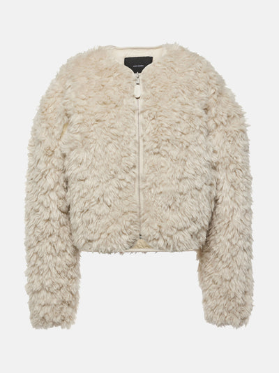 Entire Studios Shaggy faux fur jacket at Collagerie