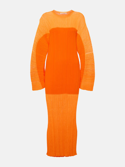 Stella Mccartney Plissé midi dress at Collagerie