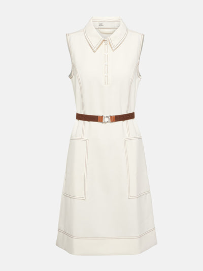 Tory Burch Belted sleeveless polo dress at Collagerie