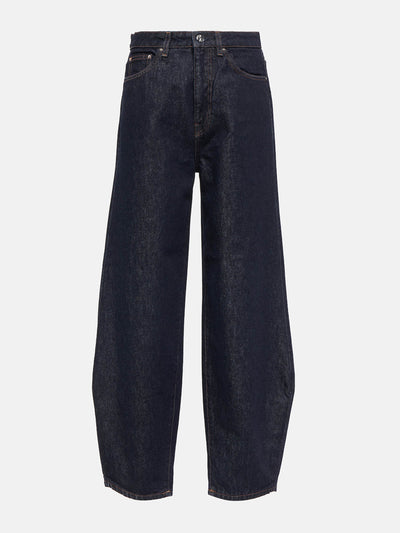 Totême High-rise barrel-leg jeans at Collagerie