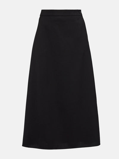 Wardrobe.Nyc Virgin wool midi skirt at Collagerie