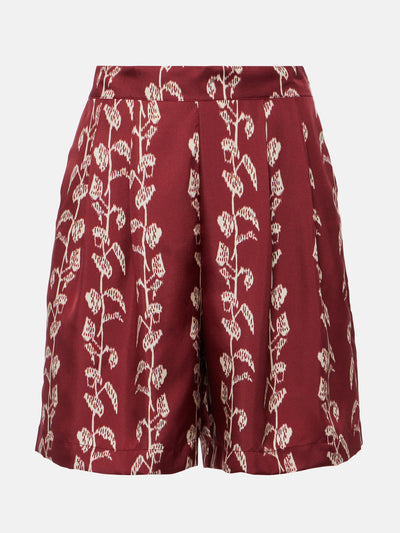 Asceno Carros silk twill Bermuda shorts at Collagerie