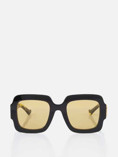 Gucci Double G square sunglasses at Collagerie