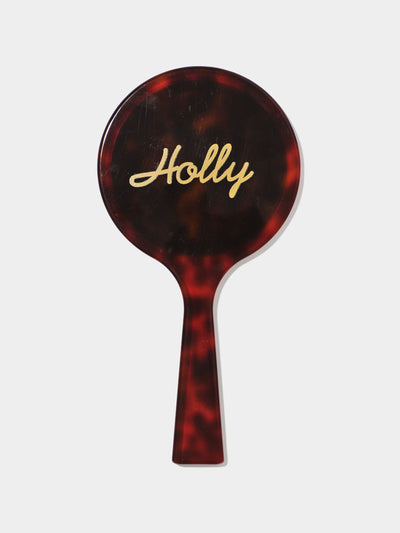 Koh-I-Noor Personalised tortoiseshell mirror at Collagerie