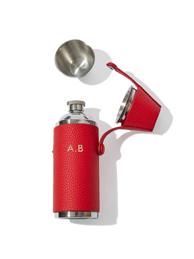 Not Another Bill Leather flask at Collagerie