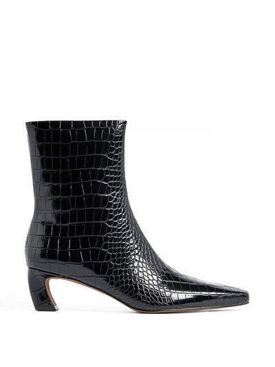 NA-KD Croc ankle boots at Collagerie