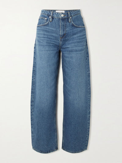 Frame Long Barrel high-rise tapered jeans at Collagerie