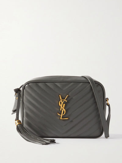 Saint Laurent Lou medium quilted leather shoulder bag at Collagerie