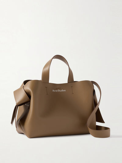 Acne Studios Musubi knotted leather tote at Collagerie