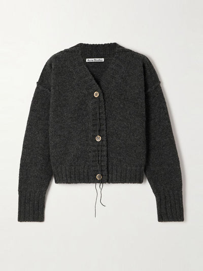 Acne Studios Knitted wool cardigan at Collagerie