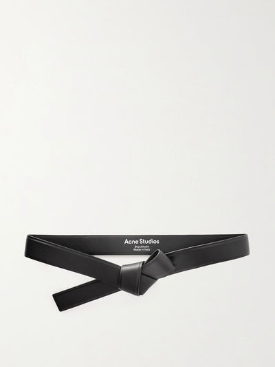 Acne Studios Knotted leather belt at Collagerie