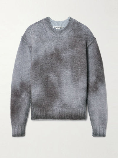 Acne Studios Printed knitted sweater at Collagerie