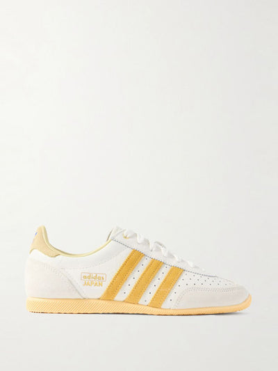 Adidas Originals Country Japan nubuck-trimmed leather sneakers at Collagerie