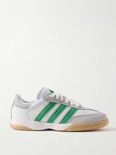 Adidas Originals Samba MN suede-trimmed leather sneakers at Collagerie