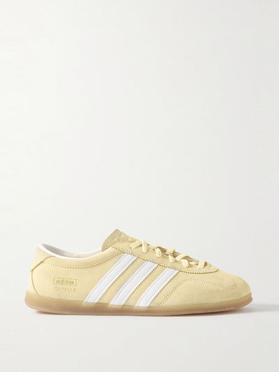 Adidas Originals Gazelle Lo Pro leather-trimmed suede sneakers at Collagerie