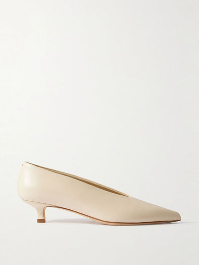 Aeyde Clara leather pumps at Collagerie