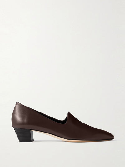 Aeyde Gabby leather pumps at Collagerie
