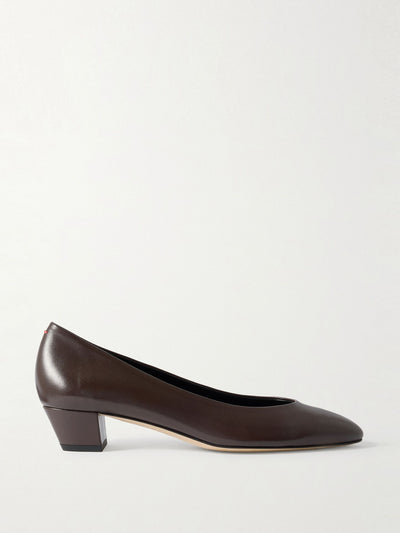 Aeyde Helia leather pumps at Collagerie