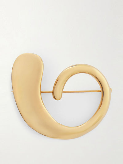 Agmes Marta recycled gold vermeil brooch at Collagerie