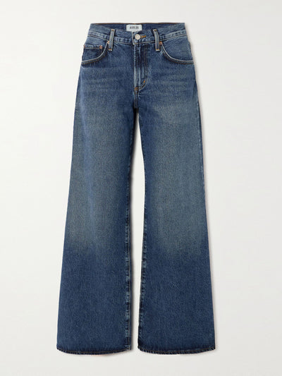 Agolde Clara low-rise wide-leg organic jeans at Collagerie