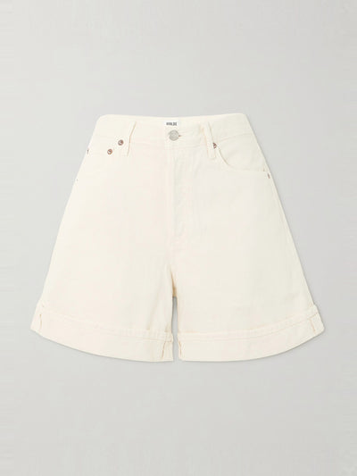 Agolde Dame denim shorts at Collagerie