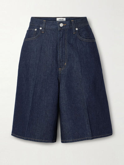 Agolde Nolan organic denim shorts at Collagerie