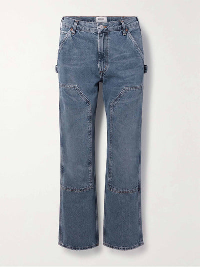 Agolde Rami Carpenter mid-rise straight-leg organic jeans at Collagerie