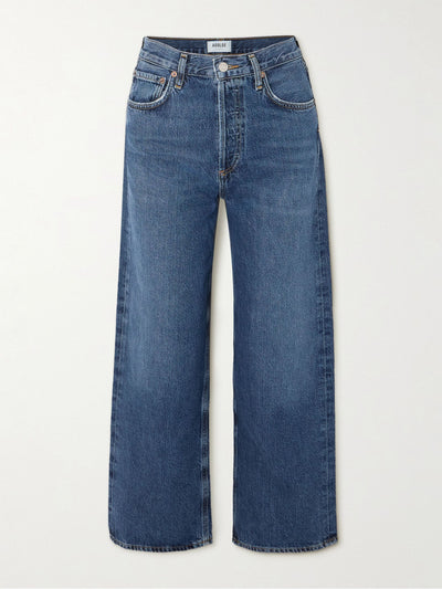 Agolde Ren high-rise wide-leg recycled jeans at Collagerie