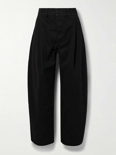 Agolde Danika cotton-twill barrel-leg pants at Collagerie